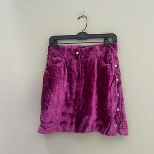 Vibrant Fuchsia Mini Skirt